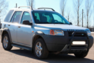Кенгурятник QT007 Black (нерж.) для Land Rover Freelander I 1997-2006 гг