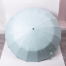 Зонт механический с принтом надежный из полиэстера диаметр 99 см Голубой HP-23-3BL