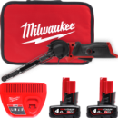 Шліфмашина стрічкова акумуляторна безщіткова MILWAUKEE, M12 FBFL13-402B, 13мм (зарядний пристрій С12 С, 2 акумулятори М12 В4 4Аг
