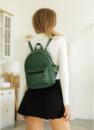 Рюкзак зелений еко шкіра