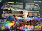 Залізниця дитяча 601B звук світло пар з труби