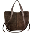 Замшева сумка середнього розміру Італія 77888DB