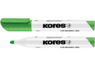 Маркер для білих дошок KORES 2-3 мм, світло-зелений