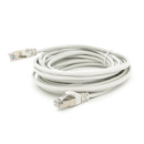 Патч-корд литой MERLION, FTP, RJ45, Cat.5e, 5m, серый, CU, Q200