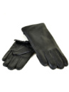 PODIUM Перчатка Мужская кожа M23-18 мод4 black кролик Распродажа