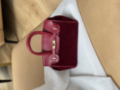 Сумка в стилі Hermes Medium size бордовий