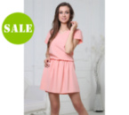 Плаття літнє «Лінда» персиковий 42-44 | Розпродаж моделі