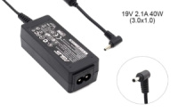 Блок питания для ноутбука Asus 19v 2.1a 40w 3.0x1.0 0.9 /1.1 mm B class 1 день гар.