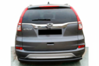 Задняя дуга AK002 Black (2016-2019, нержавейка) для Honda CRV