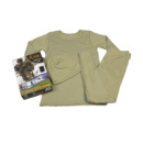 Комплект термобілизни (штани+ футболка з довгим рукавом+шапочка), розмір S-M, Туреччина, Оліва