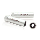 Головка 12-гранная свечная TOPTUL 14мм 3/8« 12 гр. с пружинным фиксатором BAAX1214