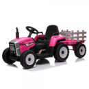 Электромобиль детский Bambi Трактор M-4479EBLR-8 розовый