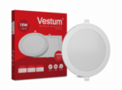 Светильник LED врезной круглый Vestum 18W 4000K 220V