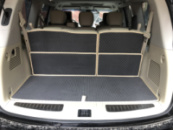 Коврик багажника 5 частей (EVA, черный) для Nissan Armada 2016-2024 гг
