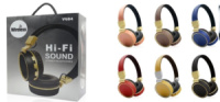 Бездротові навушники Bluetooth V684 Bluetooth + Card + Radio