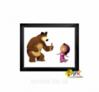 Постеры для интерьера Маша и медведь