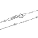 Серебряная цепочка CatalogSilver с без камней, вес изделия 1,52 гр (2142751) 400 размер