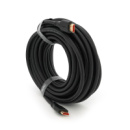 Кабель VEGGIEG HA-10 HDMI-HDMI 4K UHD, 10.0m, v2,0, OD-4.0mm, круглый, Black, коннектор Black-Metal, Box