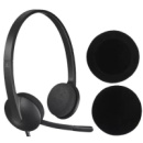 DM Амбушюри Sponge Universal 50 mm для Logitech H330/H340/H600/H111/Sennheiser PX100/PX200 Black