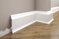 Плінтус Cezar Elegance LPC-16 білий мат 2440 x 83 x 19 мм АКЦІЯ