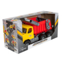Машинка игровая Tigres Middle truck Мусоровоз 39368 52 см желтый с красным