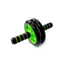 Ролик для преса подвійний XL-1006 чорний із зеленим