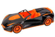 Іграшковий автомобіль Technok Toys 6115 пластик 39 см чорний з помаранчевим