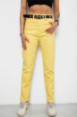 Джинси жіночі, колір жовтий, 182R00308