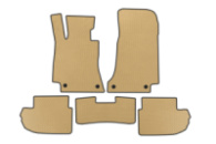 Коврики EVA (2021-2024, бежевые) для Mercedes E-class coupe C238