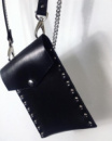 Небольшая женская сумка для мелочей «Stellato» черная