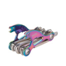 Мультиінструмент для велосипедів Troika Bike Tool, з 18 функціями, райдужна обробка