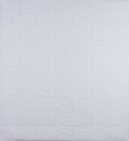 Самоклеюча декоративна 3D панель під білу цеглу 700x770x3 мм