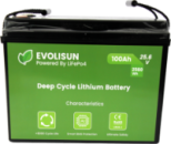Аккумулятор LiFePO4 EVOLISUN EVO-24V100Ah