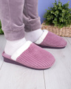 Жіночі фіолетові кімнатні тапочки