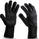 Перчатки термостойкие огнеупорные HFG-800-B, до 800°C, Black