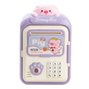 Сейф-копилка детская с купюроприемником и кодовым замком Pig Фиолетовый HP12265V