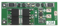 Контроллер BMS 2S 20А с балансировкой