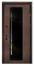 Двері вхідні Straj Proof Standard Mottura StarMax Glass Дуб 23 970x2050 мм АКЦІЯ