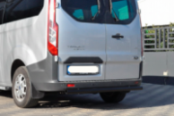 Задняя дуга AK002 Черная (нерж. сталь) для Ford Custom 2013-2022 гг