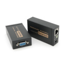 Активный удлинитель VGA сигнала до 100m по витой паре Cat5e/6e, 1080P, Black, BOX