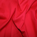 Сорочечна тканина горох червоний