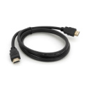 Кабель Merlion HDMI-HDMI HIGH SPEED 1.5m, v1.4, OD-7.5mm, круглый Black, коннектор Black, (Пакет) Q250