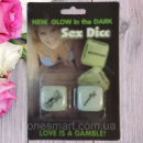Набір з 2 світних еротичних кубиків «Sex Dice Love is a gamble»