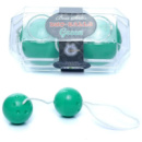 Кульки вагінальні «Duo balls Green» від Boss, колір зелений