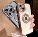Розкошний сіліконовий чохол з стразами для iPhone