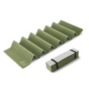 Коврик туристический складной одноместный IXPE Naturehike CNK2450WS044 с алюминиевой пленкой, 195x60x1.8 см, оливковый