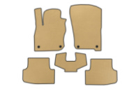 Коврики EVA (Хэтчбек, Бежевые) для Ауди A3 2020- гг