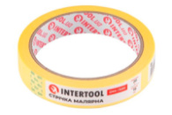 Лента малярная Intertool 19 мм х 20 м желтая (DM-1920) (12 шт.)