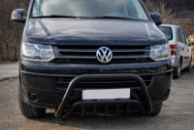 Кенгурятник WT002 Black (нерж) для Volkswagen T5 2010-2015 гг