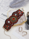 Набір для вишивання бісером прикраса-браслет на натуральному художньому холсті «Арабеск-2